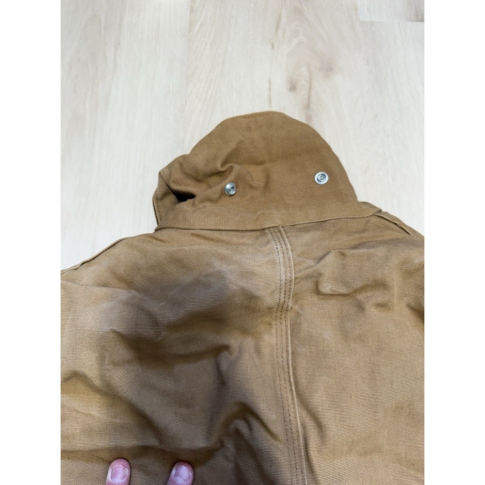 Carhartt Tan Quilted Chore Duck Barn Jacket Coat Men's Size XL - Picture 6 of 7